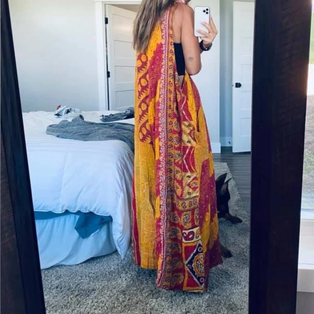 Kantha Bae Harmony Bohemian Wide-Leg Jumpsuit - Picture 9 of 14